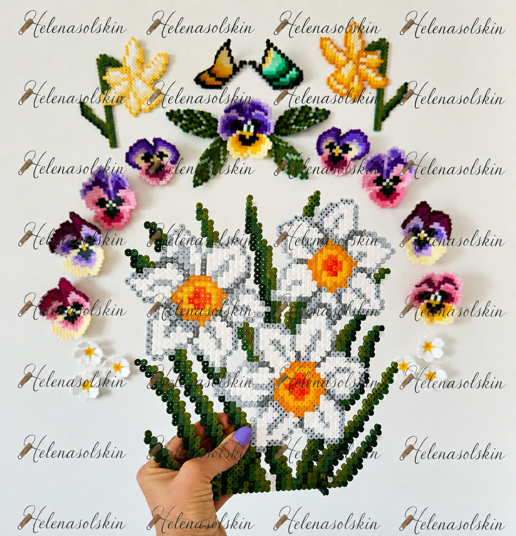 Forår og blomsterperlerier