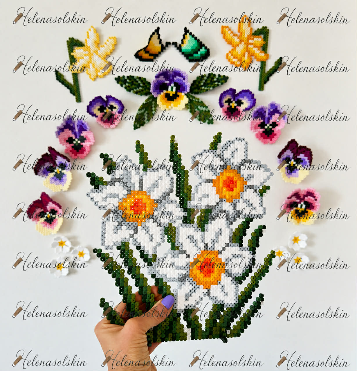 Forår og blomsterperlerier