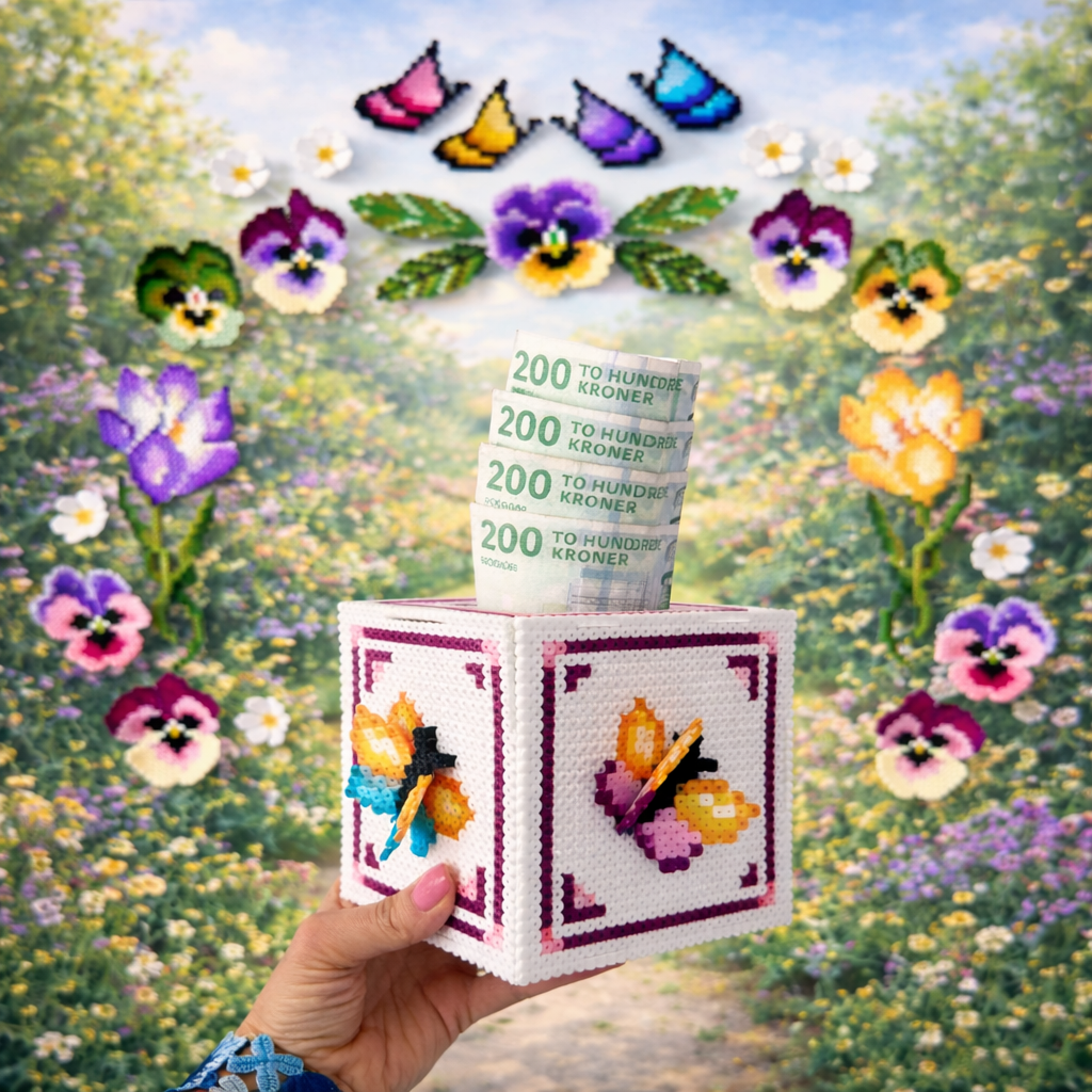 3D sommerfugleboks