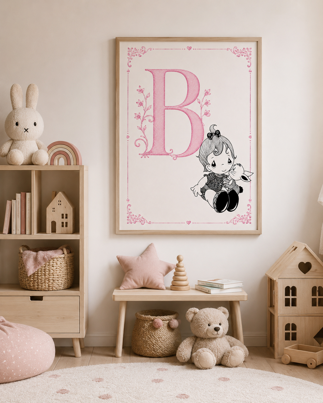 Bogstavsplakat B