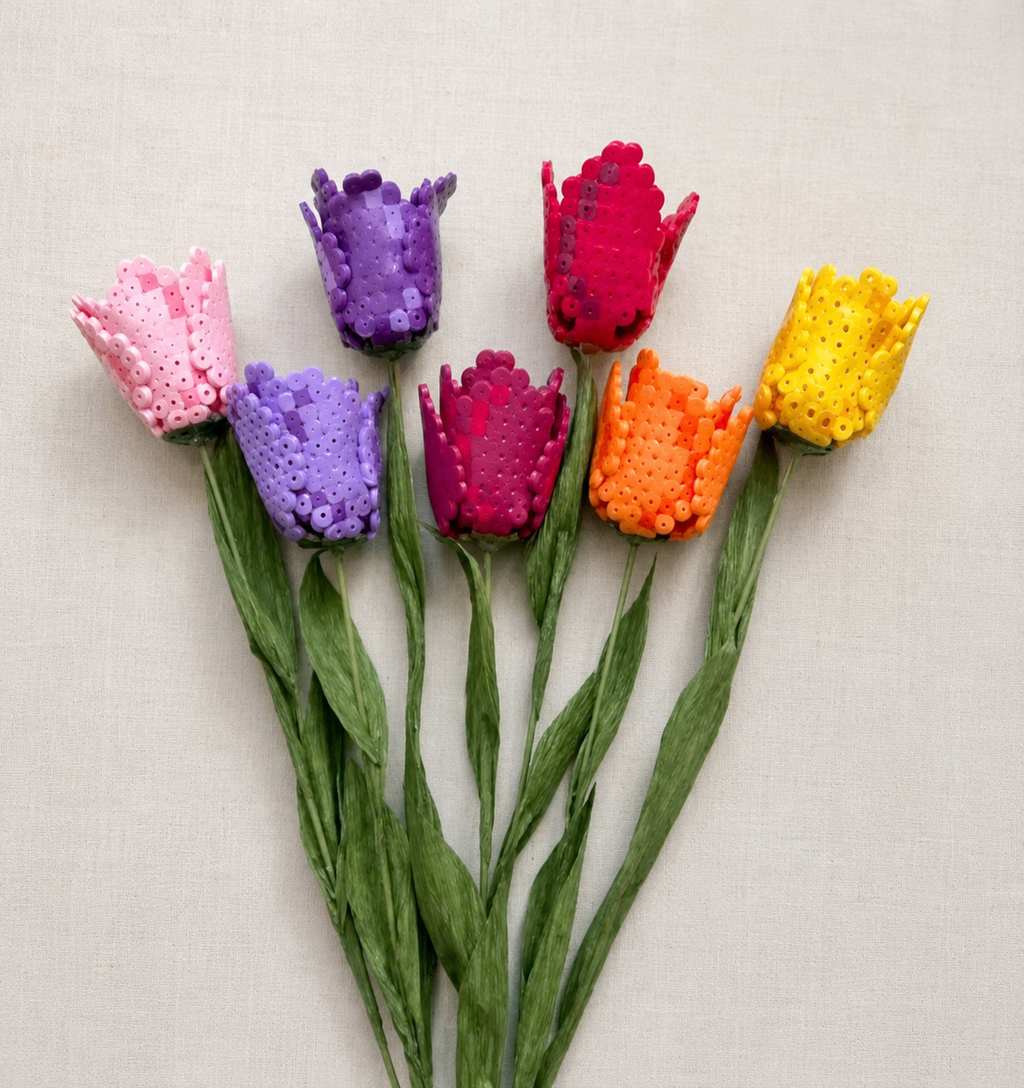 3D tulipaner