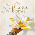 3D stor Lotus blomst
