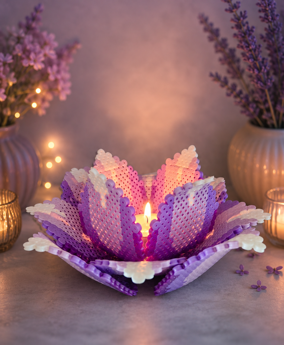 3D Lotus lysestage mellem