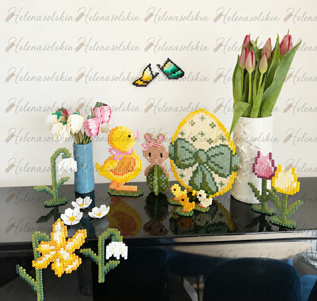 Forår og blomsterperlerier