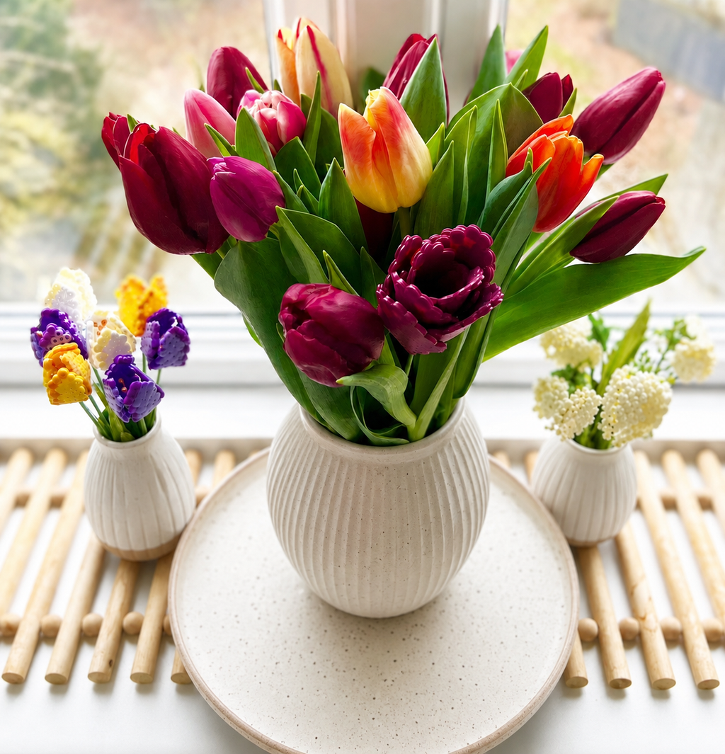3D tulipaner