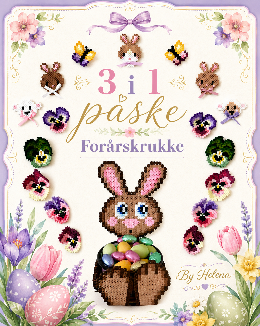 3 i 1 forårs påskekrukke