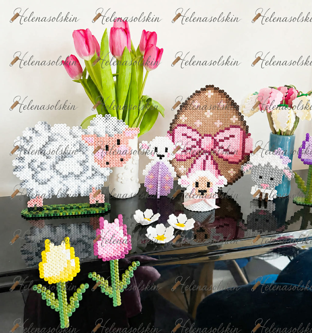Forår og blomsterperlerier