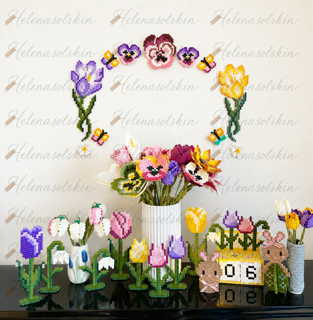Forår og blomsterperlerier