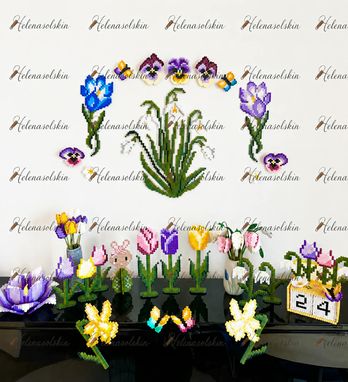 Forår og blomsterperlerier