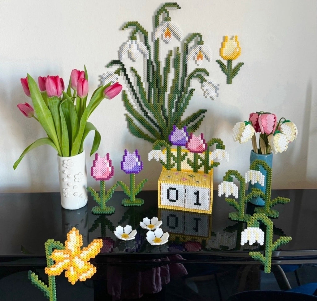 Forår og blomsterperlerier