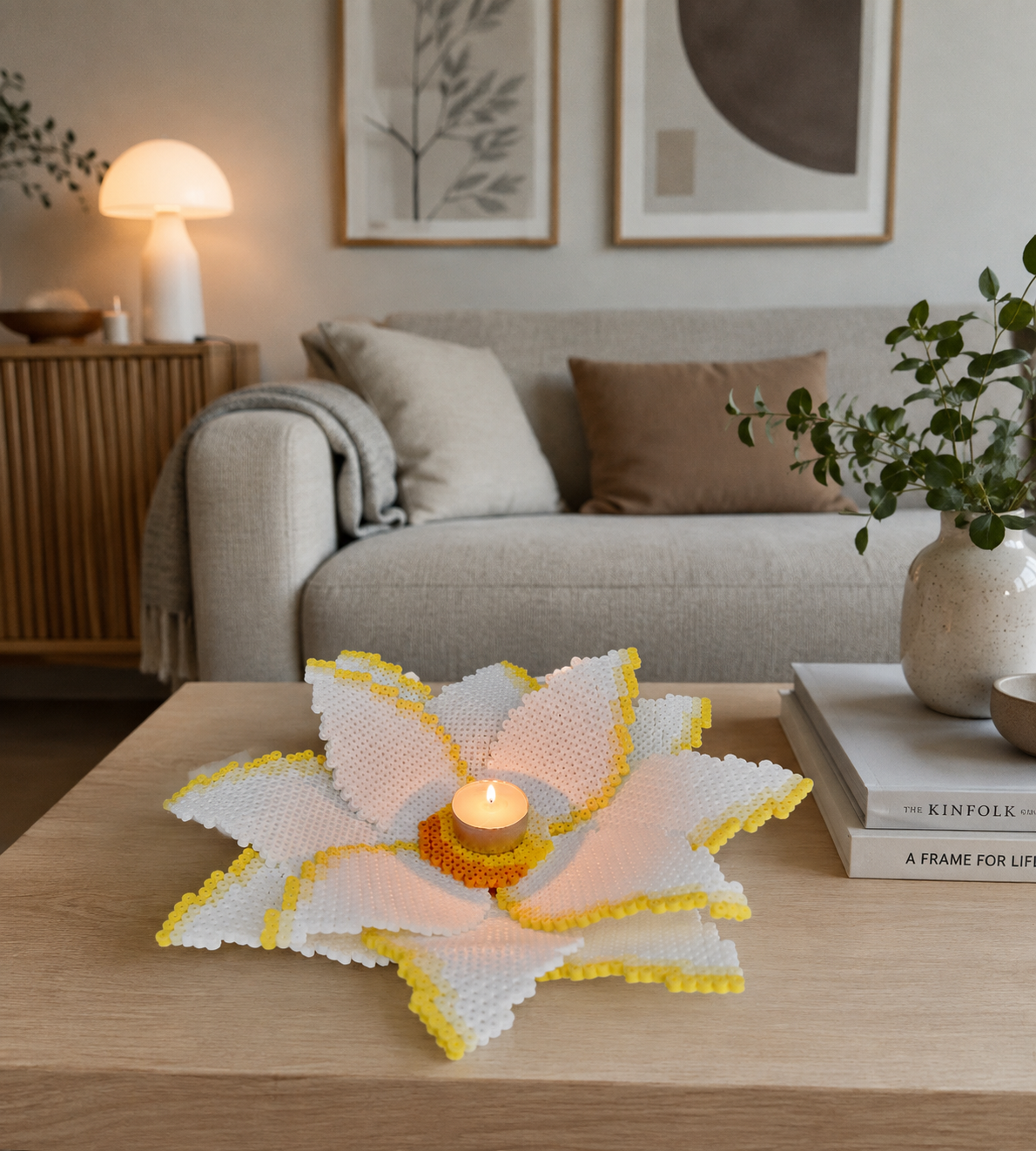 3D stor Lotus blomst