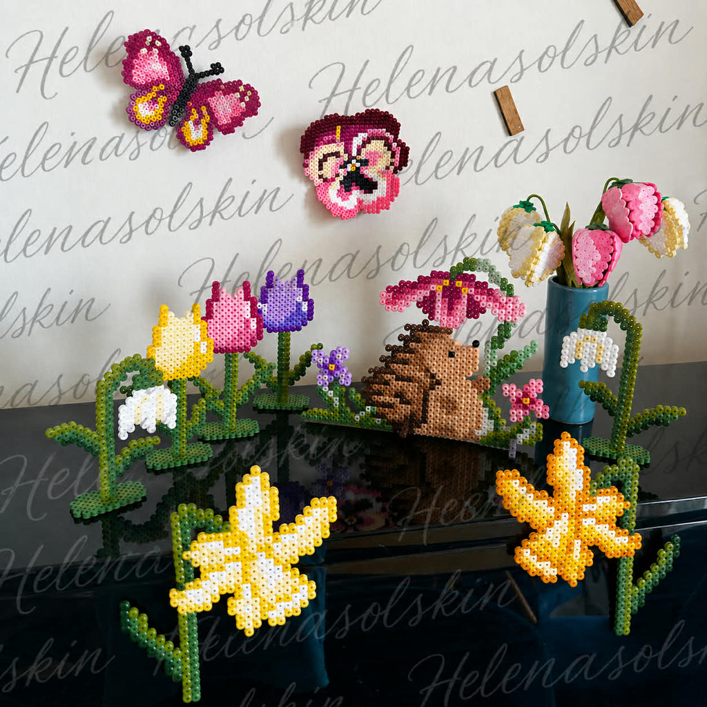 Forår og blomsterperlerier