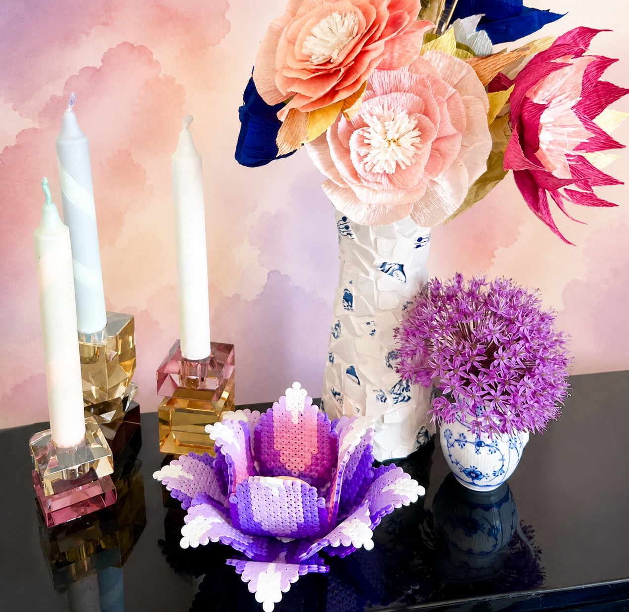 3D Lotus lysestage mellem