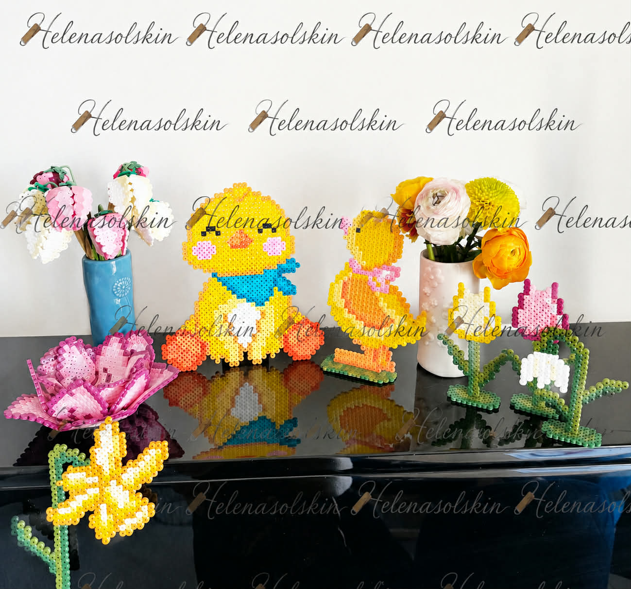Forår og blomsterperlerier