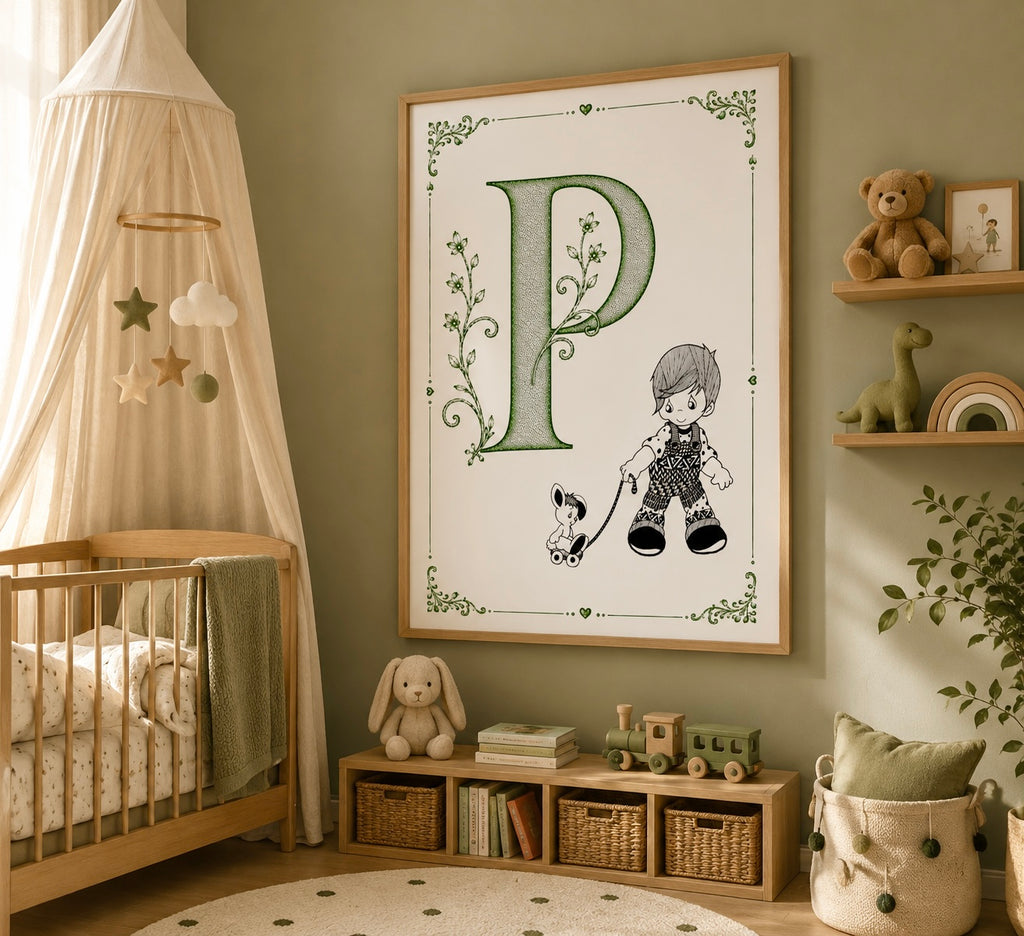 Bogstavsplakat P