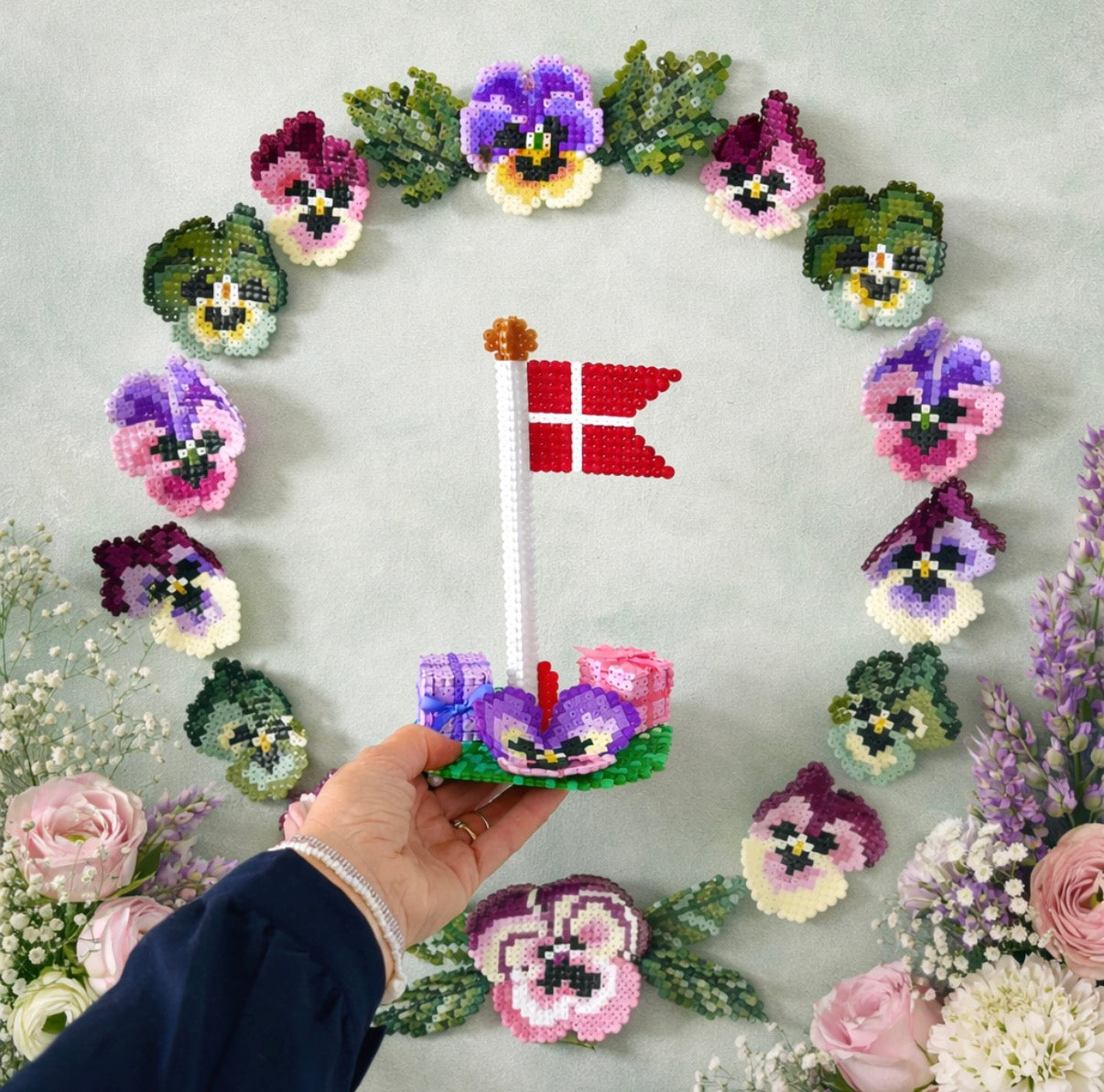 Fødselsdags fest perlerier