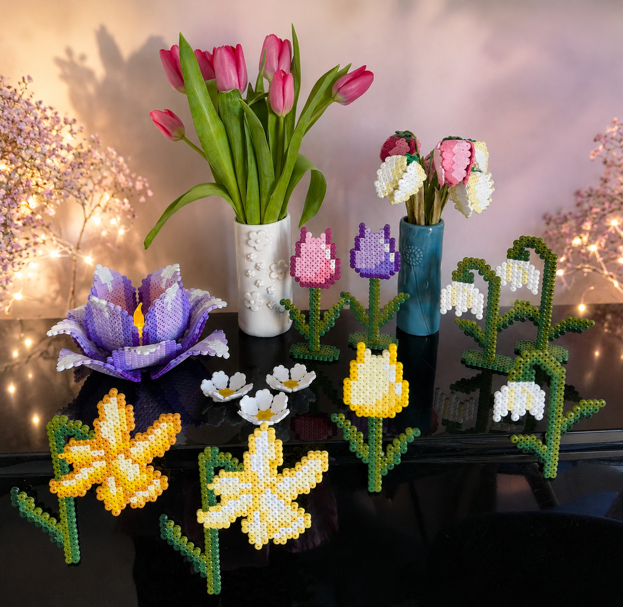3D Lotus lysestage mellem