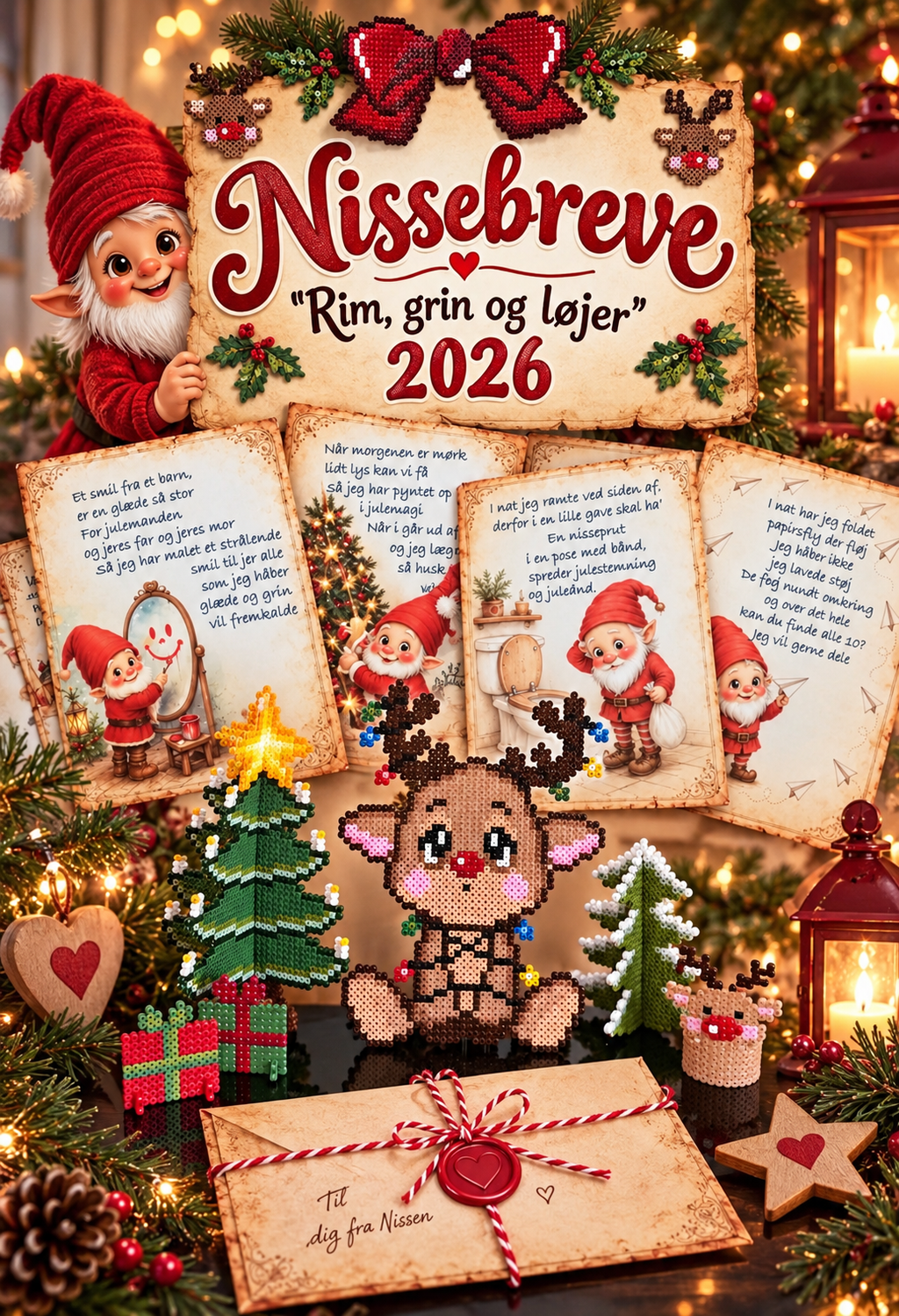 Nissebreve rim, grin og løjer 2026