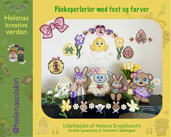 Påskeperlerier med fest og farver