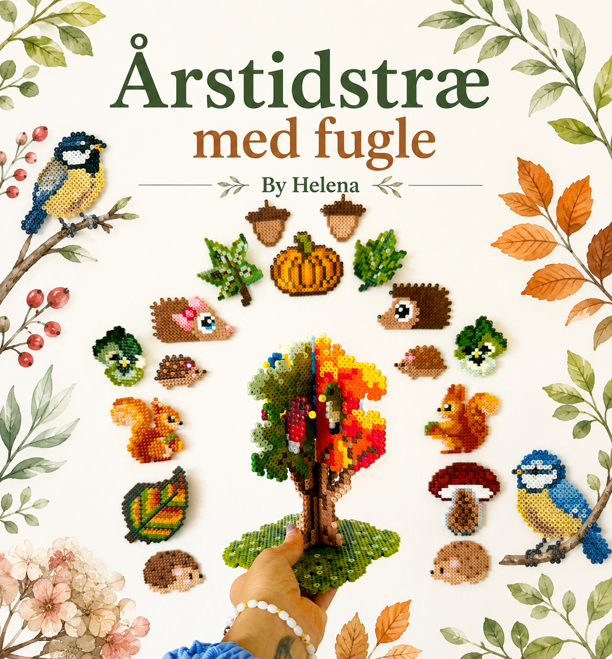 Årstidstræ med fugle - oplagt til pengegave ide