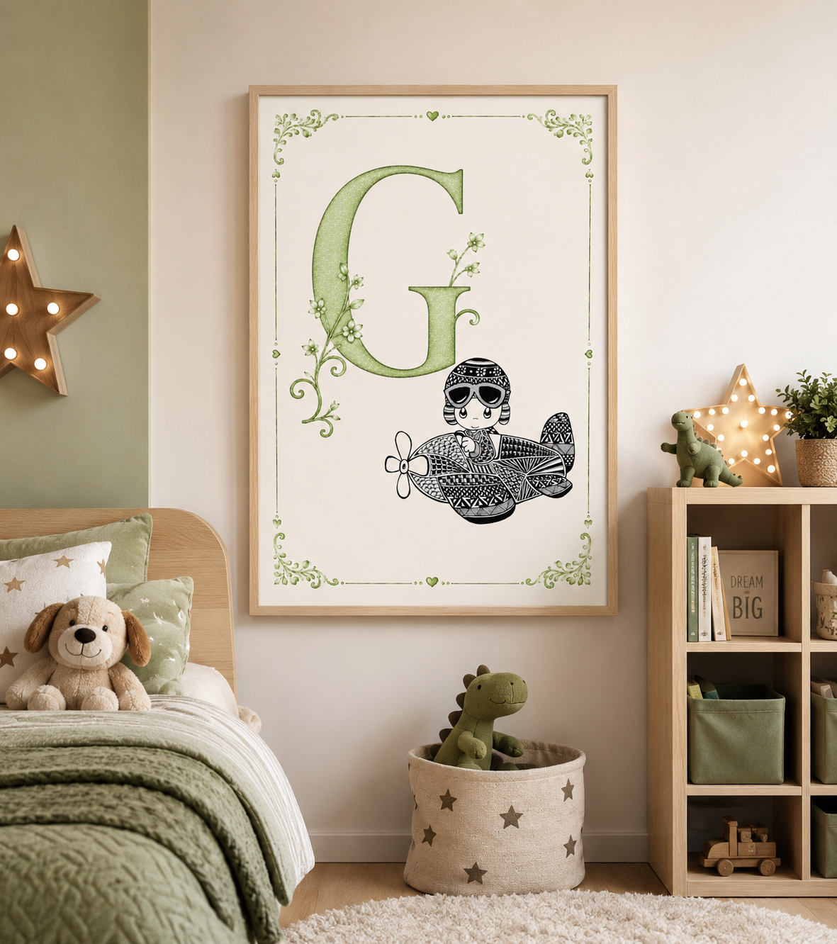 Bogstavsplakat G