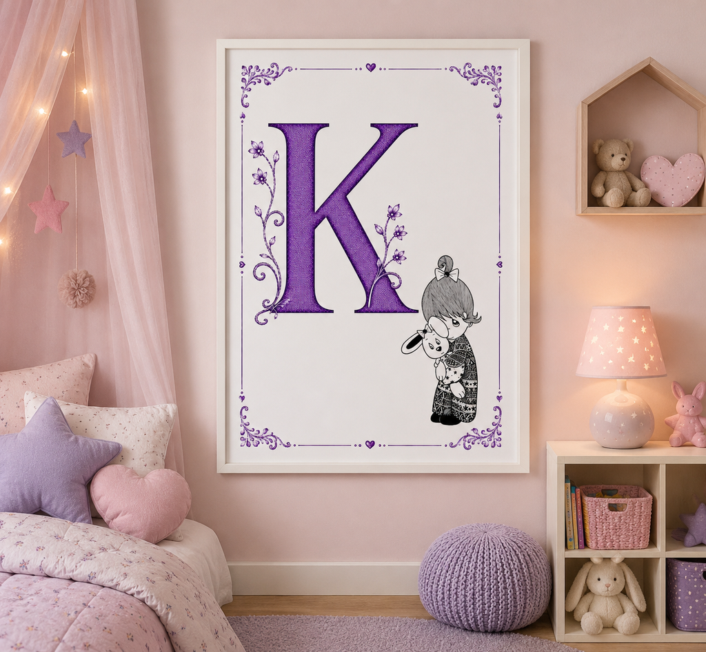 Bogstavsplakat K