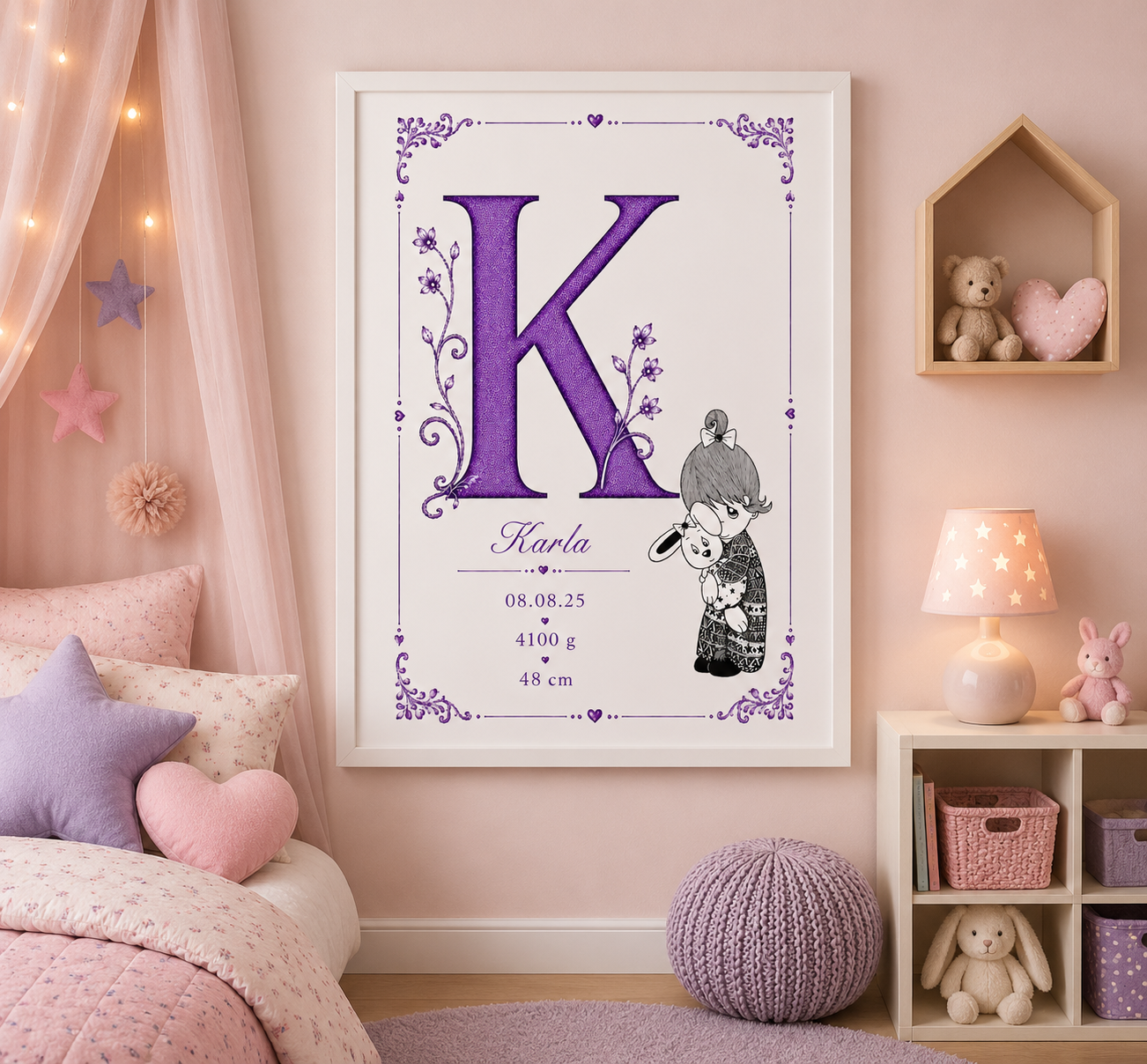 Bogstavsplakat K