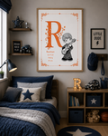 Bogstavsplakat R