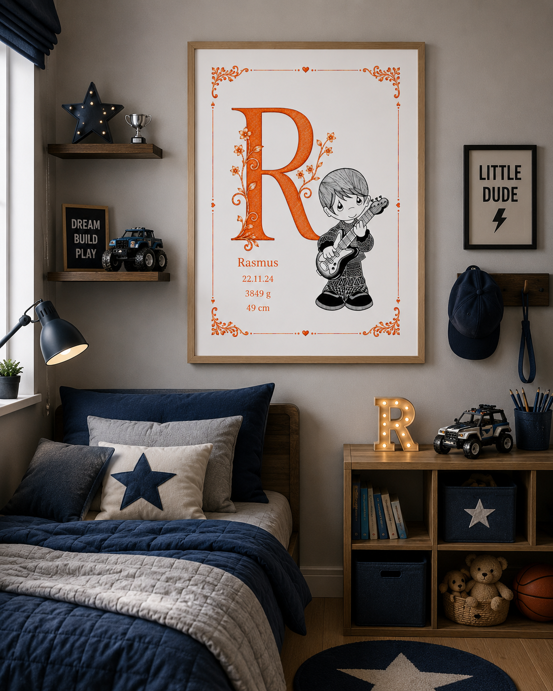 Bogstavsplakat R