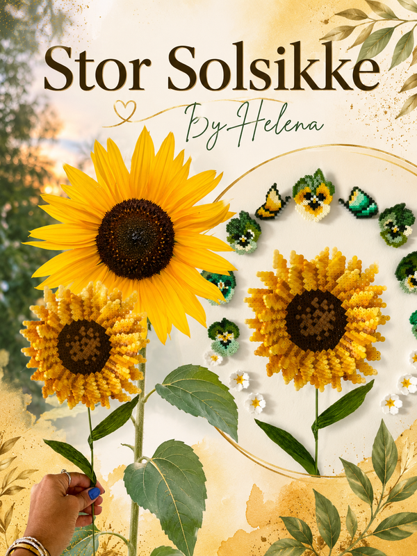 3D stor solsikke