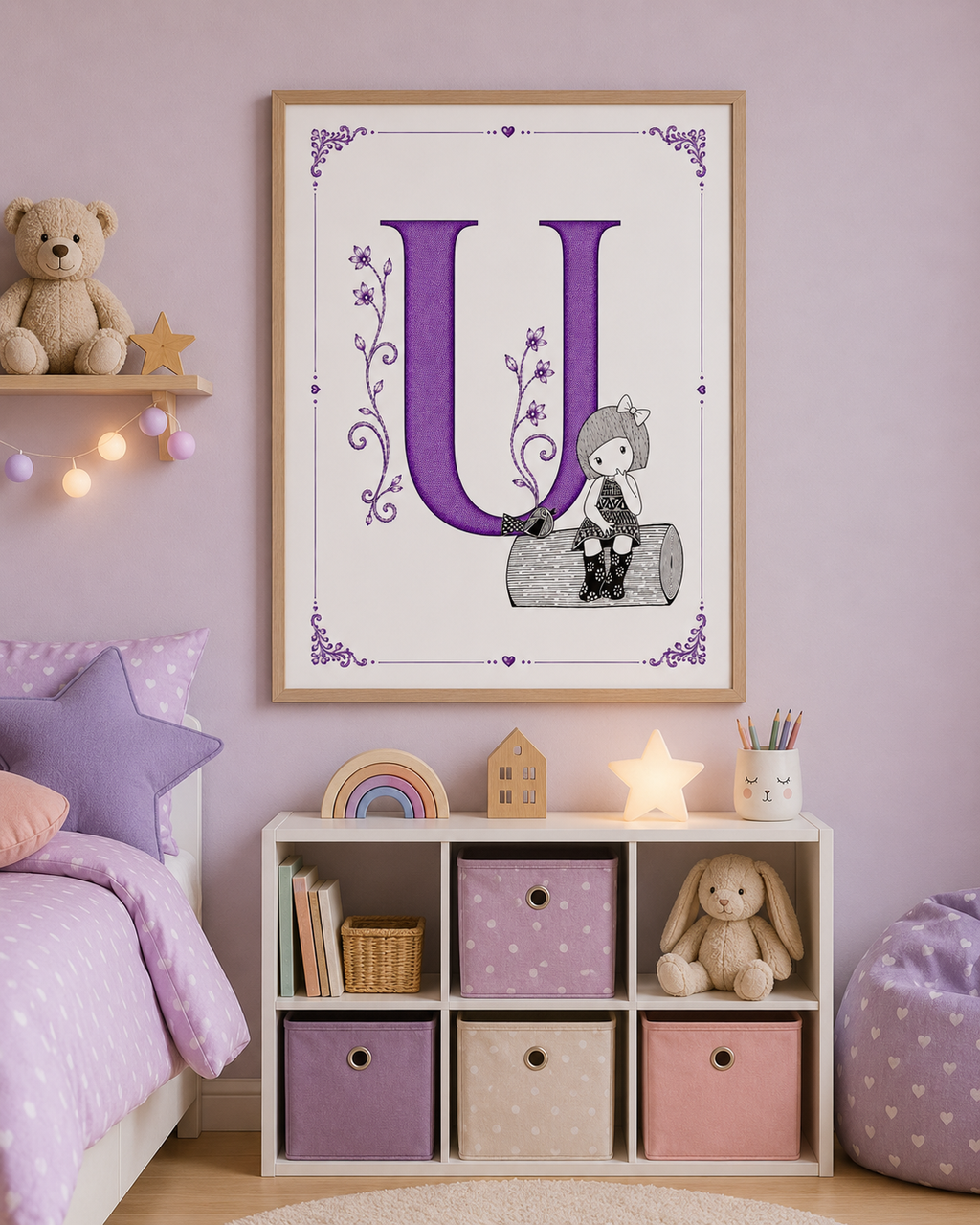 Bogstavsplakat U