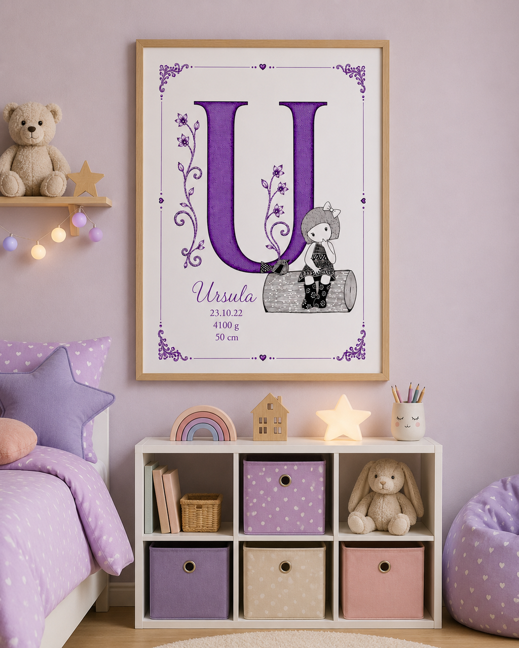 Bogstavsplakat U
