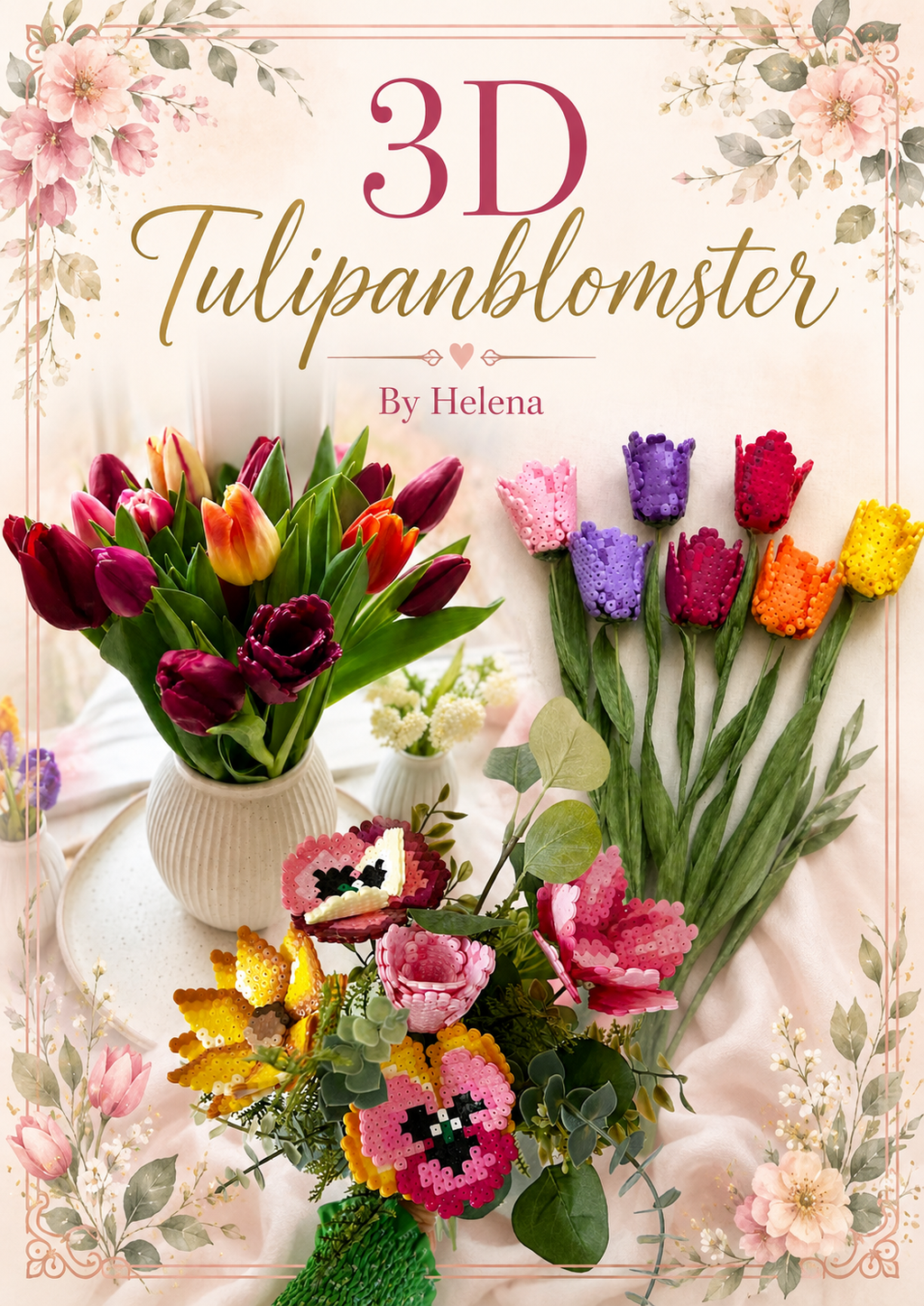 3D tulipaner