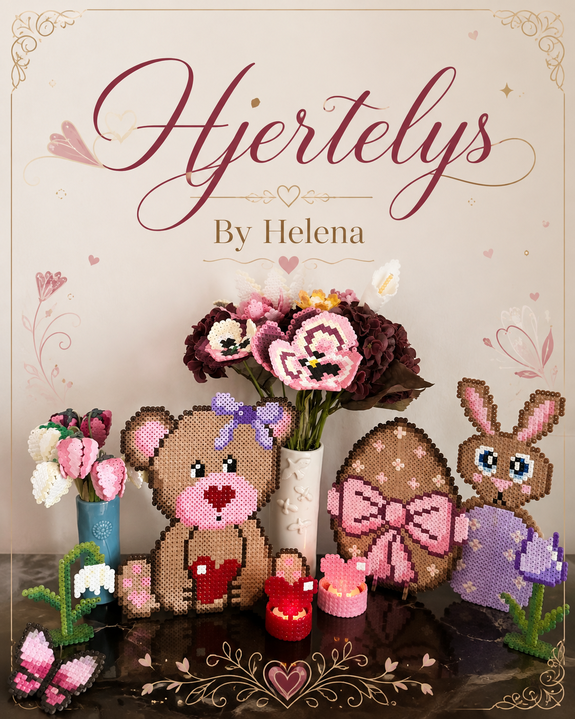 Hjertelys og hjerteservietring