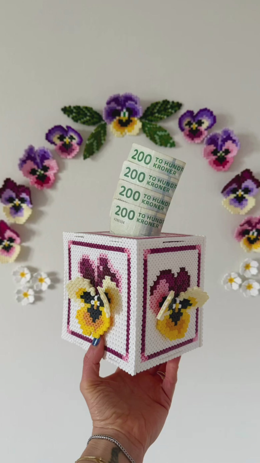 3D blomsterboks